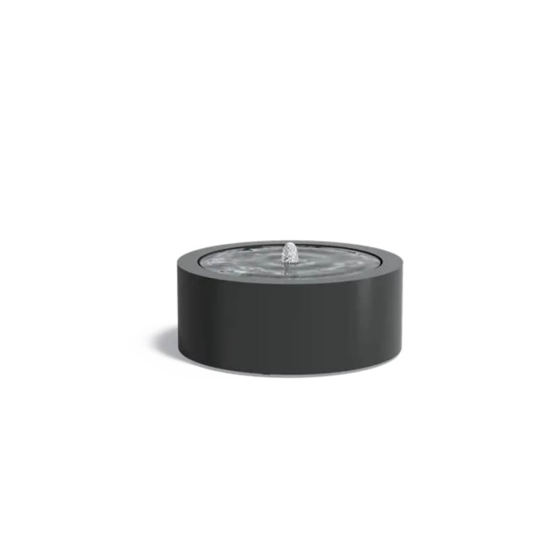 Watertafel Rond Aluminium Grijs