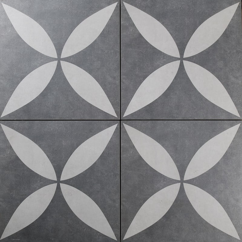 GeoCeramica Ambiente Flower Antracite