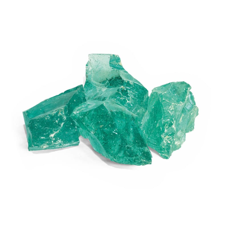 Glas Turquoise Gaasbox
