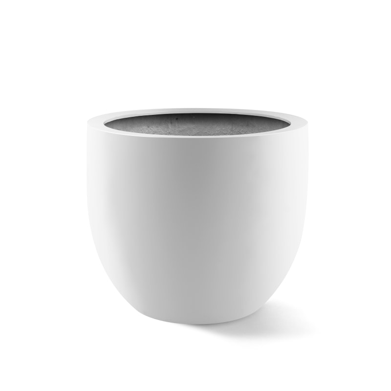 Argento New Egg Pot Matt White