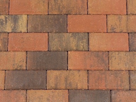 Betonstraatsteen Oud bruin Komo