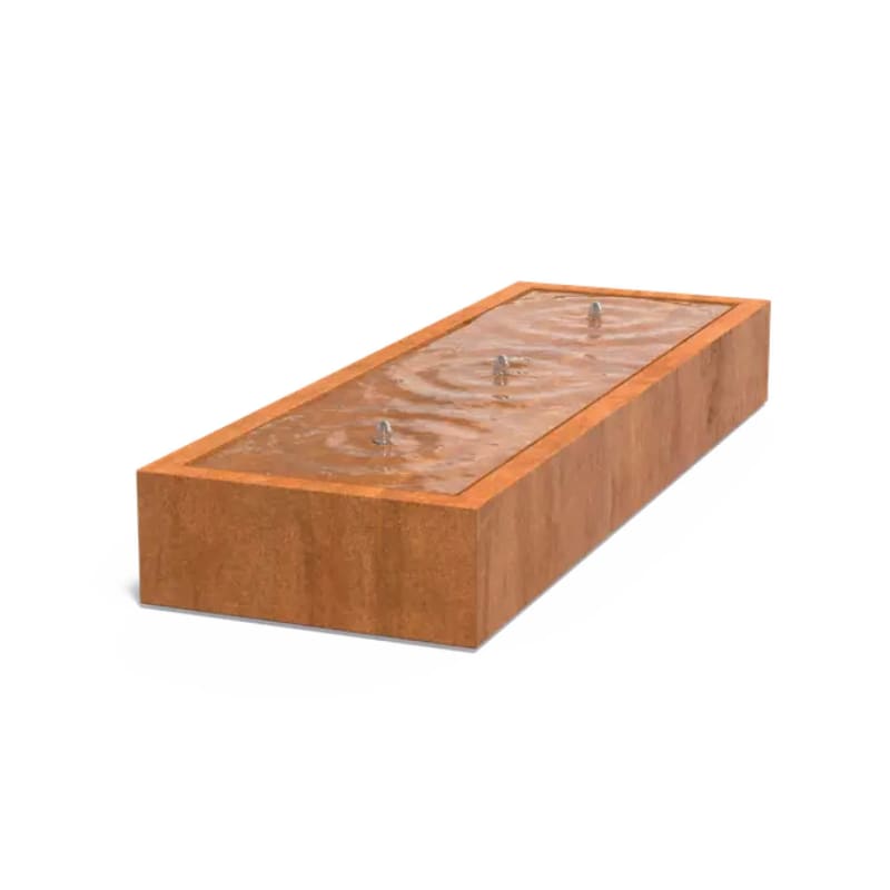 Watertafel Rechthoek Corten