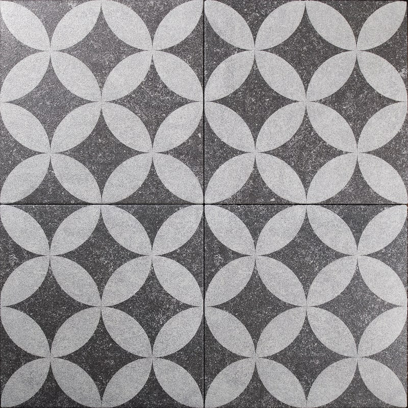 GeoProArte Flowers Dark grey flowers