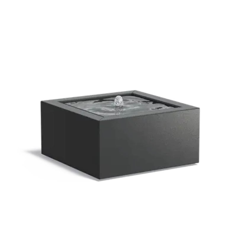 Watertafel Vierkant Aluminium Grijs