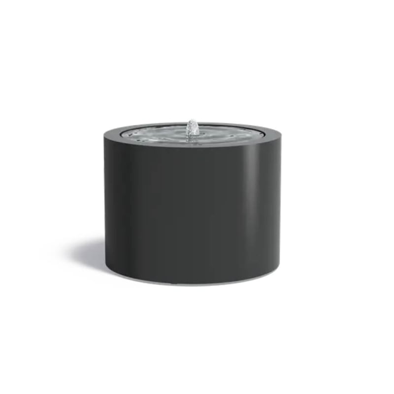 Watertafel Rond Aluminium Grijs