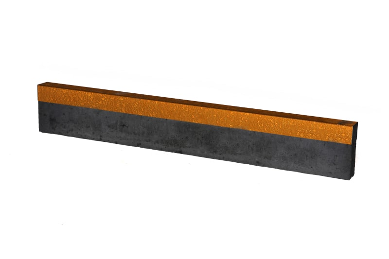 Stalen U-Profiel Gelijkzijdig Opsluitband 5 cm Corten