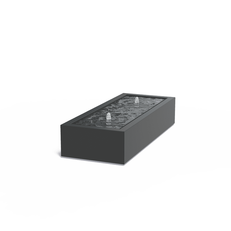 Watertafel Rechthoek Aluminium