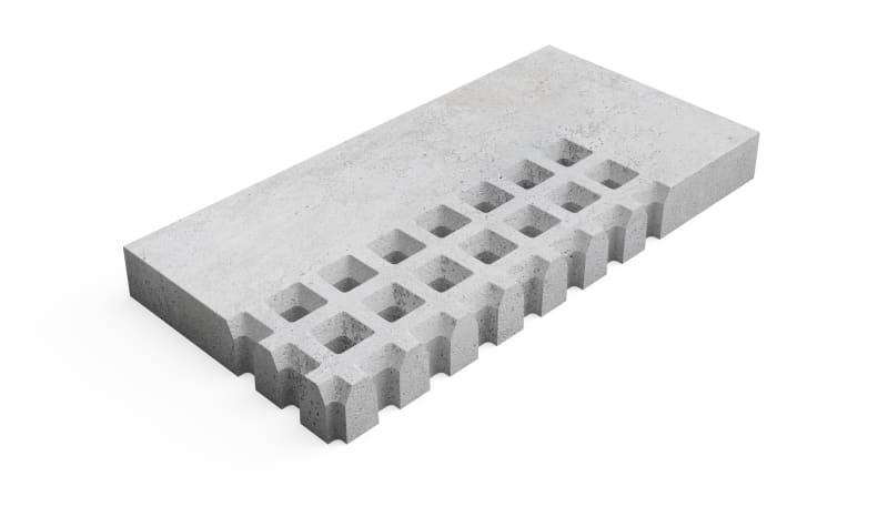 Deer Concrete Grid Brutal Corner R