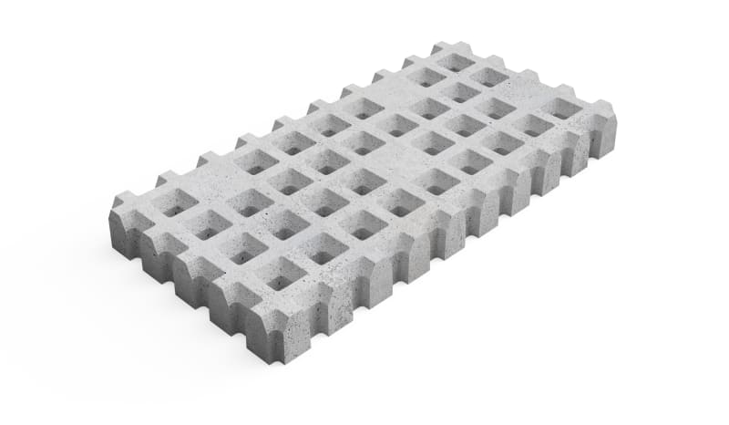 Deer Concrete Grid Brutal Speckled