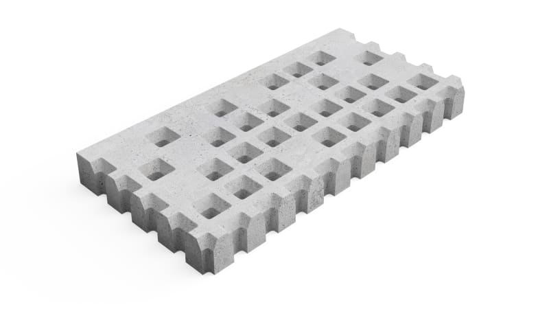 Deer Concrete Grid Brutal Transition With