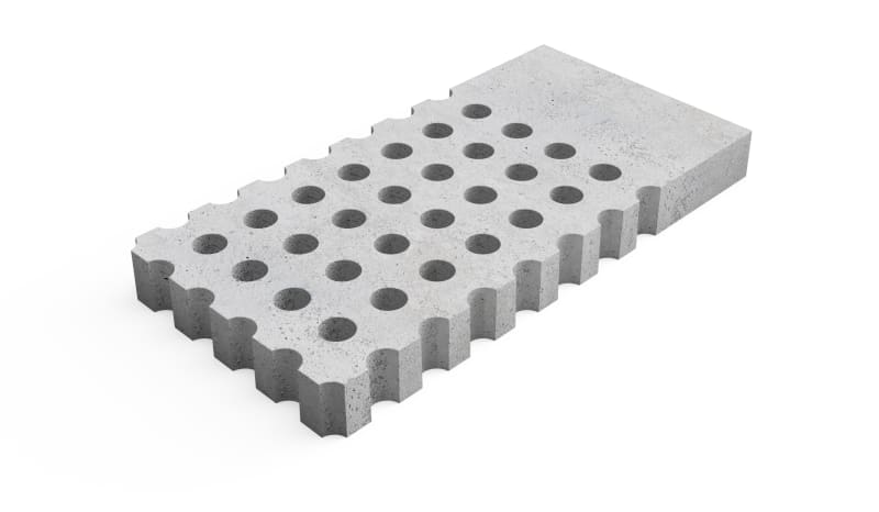 Deer Concrete Grid Halftone Border Width