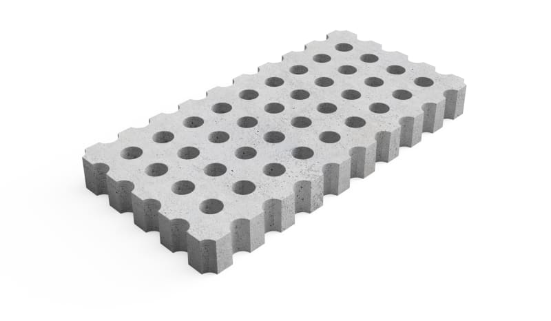 Deer Concrete Grid Halftone Standard