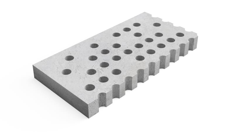 Deer Concrete Grid Halftone Transition Corner