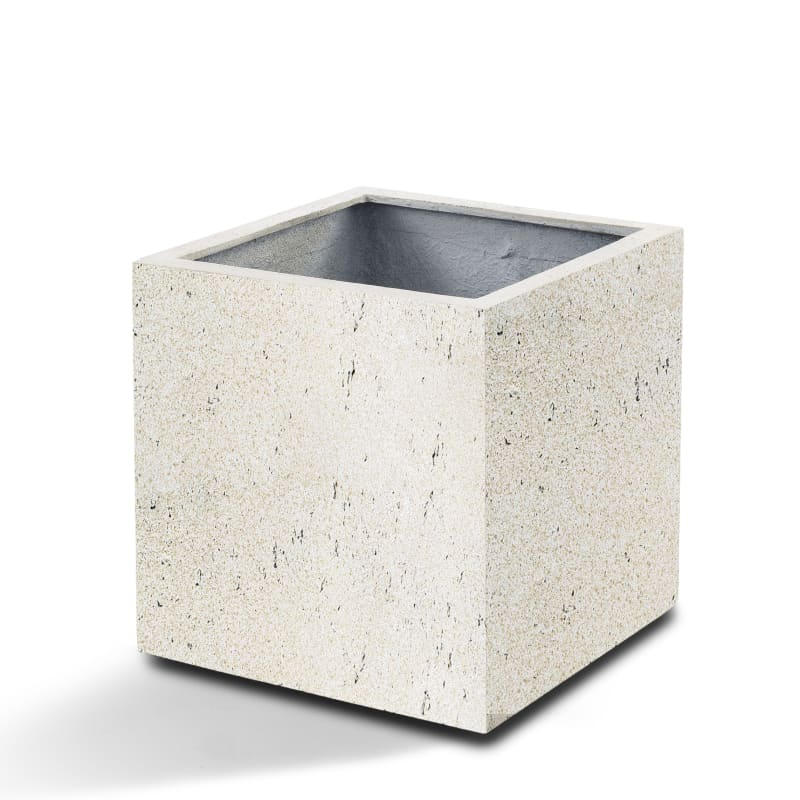 Grigio Cube Met Wieltjes White