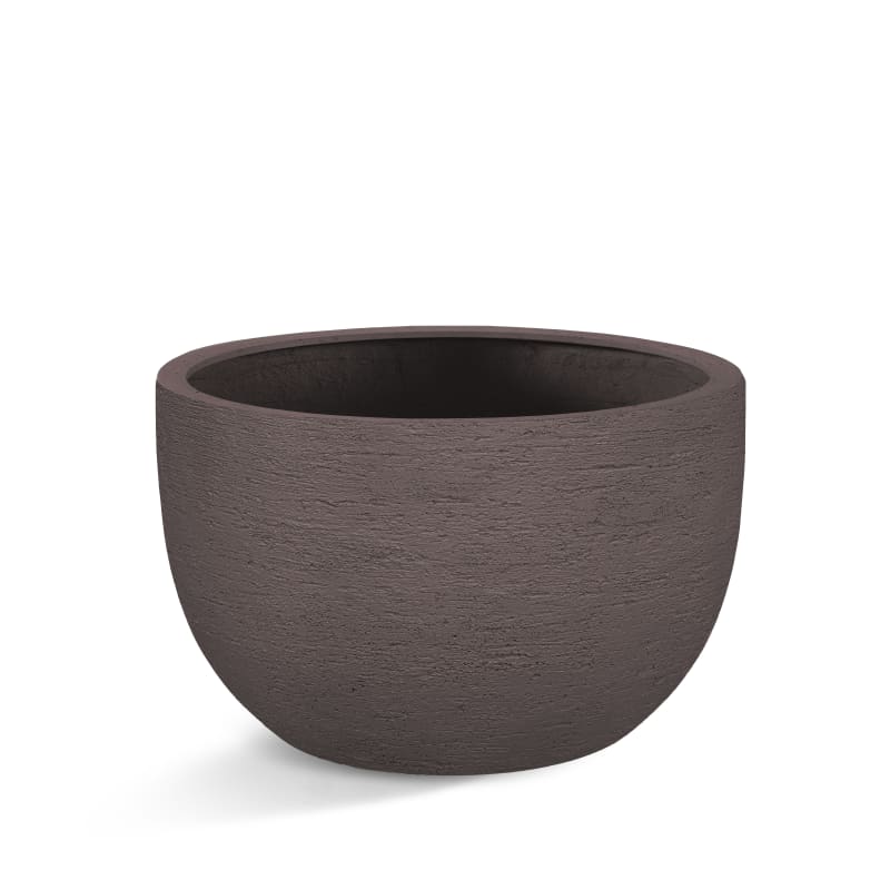 Terreno New Egg Pot Low Brown